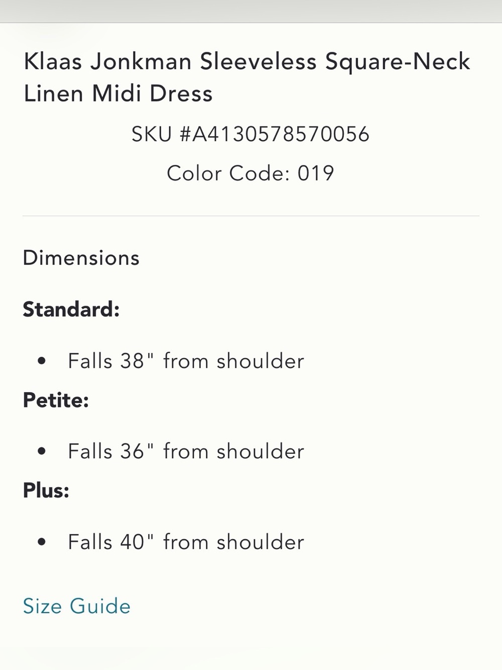 Klaas Jonkman Sleeveless Square-Neck
Linen Midi Dress - Large - Picture 10 of 10